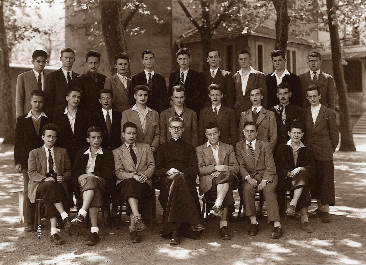 la division supérieure en 1952-53 avec M. l'abbé Jean Jourdan